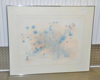 Judi Adler Scheinfeld, Local Michigan Artist, Created This Mixed Media Painting on Paper 39" x 32" Overall, ($175). 