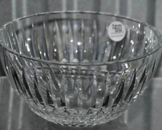 Beautiful & Rare Waterford Serving Bowl in the Difficult to Find Rosemare Pattern, 8" D x 4" H, ($60) 