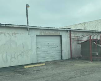 This is the warehouse door that will be open for yall to come in and out of. We look forward to having yall out. 