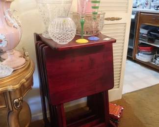 Heavy solid wood tv tables