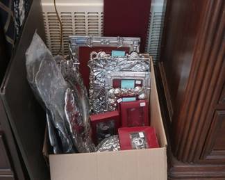 Arthur Court trays, plates, frames