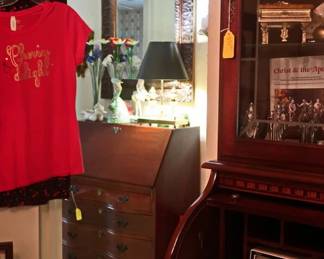 Drop front desk antique