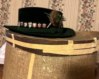 Vintage hats purchased in various countries 