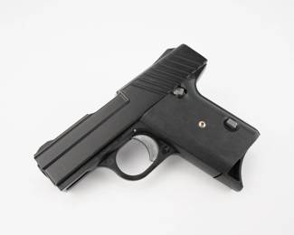 Make: Cobra
Model: DENALI
Caliber: .380 ACP
Action: Semi
Barrel: 3
Bore: Shiny
Serial # K12276
Condition: Excellent
The Denali .380 is compact, lightweight, easily concealed in a pocket, vest, purse or backpack and features a durable polymer frame with a push button magazine release. It’s a perfect concealable firearm for a beginning shooter to an experienced marksman. The pistol is in excellent condition and is sold with one magazine. 