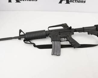 Make: Olympic Arms
Model: M.F.R.
Caliber: 5.56
Action: Semi
Barrel: 18
Bore: Shiny
Serial # SM4677
Condition: Excellent
Olympic Arms, Inc. was a manufacturer and marketer of AR-15 and M16 pattern rifles, carbines and pistols.This Olympic Arms MFR is an AR-15 chambered in 5.56 and features a 18 inch barrel and carrying handle. The rifle is in excellent condition, showing normal signs of use and wear.