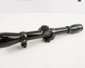 Make: Bushnell
Model: Banner 4X32 Scope
Serial # K168266
Waterproof scope with no mounting hardware.