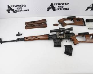 FEG Defense blesses the masses with the beautiful FEG HD-18 SVD-Type Rifle. Chambered in 7.62x54R ammo. This rifle is a great choice if you're looking to add a Dragunov / SVD gun to your collection. FEG Defense now proudly produces the Hungarian Dragunov-18 Sporting Rifle. Shooters can now collect and enjoy it. FEG Hungary designed, manufactured, assembled, & QA'd the semi auto sport rifle HD-18.This rifle comes with a factory case, extra stock and extra magazine. The rifle is in like new condition, showing minimal signs of use and wear. 