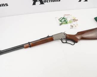Make: CHIAPPA
Model: L.A.322
Caliber: .22 LR
Action: Lever
Barrel: 18
Bore: Shiny
Serial # CFIT21O02571
Condition: Excellent
The Chiappa LA 302 .22 is a lever-action rifle renowned for its precision and reliability. Featuring a sleek design, this firearm incorporates a tubular magazine and a smooth lever action for rapid and efficient ammunition cycling. The rifle is chambered for .22 LR cartridges, making it an ideal choice for recreational shooting and small game hunting. Comes with a box.