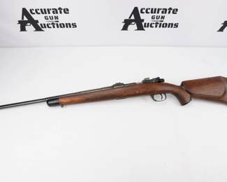 Make: Deutsche Waffen Und Munit
Model: 98
Caliber: 8mm
Action: Bolt
Barrel: 22
Bore: Shiny
Serial # 8351
Condition: Excellent
Deutsche Waffen Und Munition Sfabriken, Berlin 1916, 8mm Mauser Hunting Rifle. This is a post WWI modified rifle with 24"" WW2 barrel. Receiver S#3351a, Bolt is jeweled and matches itself S#3283, metal is in excellent condition. 