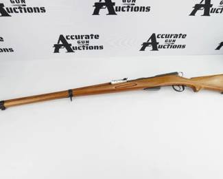 Make: Schmidt-Rubin
Model: 96/11
Caliber: 7.5x55
Action: Bolt
Barrel: 31
Bore: Shiny
Serial # 332391
Condition: Excellent
The Schmidt–Rubin 1896/11 rifle, or the Model 96/11, was a Swiss upgrade to the 89/96 rifles they had, to use the more powerful cartridge adopted as the GP11. The GP11 cartridge operated at a higher chamber pressure, which the 89/96 action could easily handle. The model 89/96 rifles were modernized by changing the three-groove rifled barrel to a new 4-groove type, adding a pistol grip to the stock, changing the magazine to the 6-round type used in the 1900 short rifle, and modernizing the sights. This also streamlined the appearance of the rifles. Because more rifles were needed than were available, the model 1911 rifle, with slight changes, was put into production. Almost all of the 127,000-plus model 89/96 rifles were converted to the 96/11 specifications. Chambered in 7.5x55, this example is in like new condition, showing minimal signs of use and wear. 