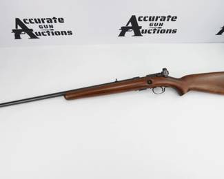 Make: Winchester
Model: 69A
Caliber: .22 S/L/LR
Action: Bolt
Barrel: 25
Bore: Shiny
Serial # NSN
Condition: Excellent
The Winchester Model 69A .22 caliber rifle is a bolt-action rimfire firearm renowned for its accuracy and reliability. Manufactured by Winchester Repeating Arms Company, this rifle features a detachable box magazine and a smooth bolt operation, providing a seamless shooting experience. With a durable walnut stock and a 5-round capacity, the Model 69A is a classic choice for both target shooting and small game hunting. Comes with 1 magazine. 