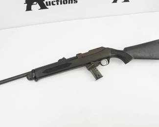 Make: Ruger
Model: POLICE CARBINE
Caliber: 9mmx19
Action: Semi
Barrel: 16.5
Bore: Shiny
Serial # 470-03771
Condition: Excellent
The Ruger PC-9 Pistol Caliber Carbine is a blowback center fire semi-automatic pistol-caliber carbine manufactured by Sturm, Ruger & Co., designed as a companion to certain Ruger P series semi-automatic pistols. This carbine is in excellent condition and is sold with one magazine. 
