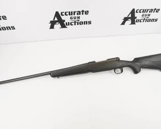 Make: WINCHESTER
Model: 70
Caliber: .270 WSM
Action: Bolt
Barrel: 24
Bore: Shiny
Serial # G2467863
Condition: Excellent
The Winchester Model 70 is a bolt-action sporting rifle. It has an iconic place in American sporting culture and has been held in high regard by shooters since it was introduced in 1936, earning the moniker "The Rifleman's Rifle. This model 70 is chambered in .270 WSM and features a synthetic stock and internal magazine. The rifle is in excellent condition, showing normal signs of use and wear.