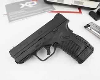 Make: Springfield Armory
Model: XDS-40
Caliber: 40S&W
Action: Semi
Barrel: 3.3
Bore: Shiny
Serial # S3507506
Condition: Excellent
The Springfield Armory SDS 40 is a semi-automatic pistol renowned for its reliable performance and robust design. Chambered in .40 S&W, it features a durable polymer frame and a corrosion-resistant stainless steel slide. The pistol incorporates a striker-fired mechanism for consistent and quick ignition, enhancing both accuracy and speed. Comes with a case and two magazines.
