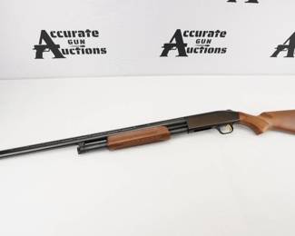 Make: Mossberg
Model: 500A
Caliber: 12GA
Action: Pump
Barrel: 28
Bore: Shiny
Serial # R950777
Condition: Excellent
The Mossberg 500 12 Gauge Pump Action Shotgun is a standard pump action shotgun featuring dual extractors, steel-to-steel lockup, twin action bars and an anti jam elevator. This 500a is adorn with a gold trigger and 28" barrel.