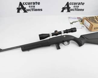 Make: Rossi
Model: RS22
Caliber: .22 LR
Action: Semi
Barrel: 18
Bore: Shiny
Serial # 7CA393415R
Condition: Excellent
The Rossi RS22 .22 LR Semiautomatic Rimfire Rifle is crafted with an 18-inch, matte-finished barrel, a synthetic Monte Carlo stock and a 10+1 capacity. The rifle is like new in the box and appears unfired. 