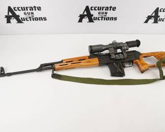CN ROMARM SA/CUGIR ROMANIAN PSL-54 7.62x54r SNIPER RIFLE W/SCOPE #L-2608-80, AK SERIES, DRAGUNOV-LIKE, EXC WOOD FURNITURE W/THUMBHOLE STOCK, EXC PARKERIZED STEEL, STEEL BUTT PLATE, One 10 ROUND MAG, ALL MATCHING NUMBERS, EXC BRIGHT BORE W.EXC RIFLING, RUSSIAN LPS 4×6 SCOPE & MOUNT, 24? BBL W/FLASH COMPENSATOR, This Rifle is in Excellent condition, Showing minimal signs of use and wear. Please see photos.