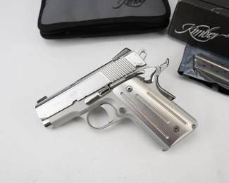 Make: Kimber
Model: DIAMOND ULTRA II
Caliber: 9MM
Bore: Shiny
Serial # KDU0531
Condition: Excellent
CASE 2 MAGS