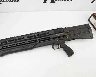 Make: UTAS DEFENSE
Model: UTS 15
Caliber: 12GA
Action: Pump
Barrel: 18
Bore: Shiny
Serial # US12P16138
Condition: Excellent
The UTAS UTS-15 is a 12 gauge pump-action shotgun with two 7-round magazine tubes that can feed in an alternating or selecting pattern. The UTS-15 has a 28.3" overall length with an 18.5" barrel, chambered for 2 1/2", 2¾", and 3" magnum ammunition. Constructed primarily of fiber reinforced injection molded polymer, the UTS-15 weighs 6.9 lbs. Additionally, there is a top mounted picatinny rail for the mounting of a wide variety of both iron and optical sights, coupled with Beretta style barrel threading for choke tubes. The shotgun is in excellent condition, showing minimal signs of use or wear. 