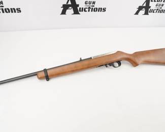Make: Ruger
Model: 22-Oct
Caliber: .22 LR
Action: Semi
Barrel: 18
Bore: Shiny
Serial # 0018-36954
Condition: Excellent
One of the more iconic rifles ruger ever made, the Ruger 10/22 has withstood the test of time. This semi-automatic rifle is chambered in 22 LR and is outfitted by a 18 inch barrel and stainless steel receiver. The rifle is in excellent condition and sold with one magazine.