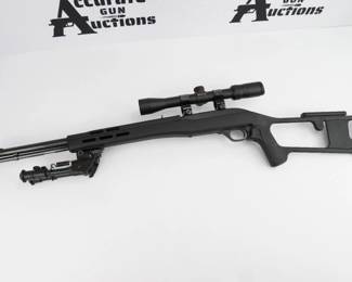 Make: Marlin
Model: 60
Caliber: .22 LR
Action: Semi
Barrel: 19
Bore: Shiny
Serial # 91548595
Condition: Very Good
This Marlin 60 is chambered in .22LR. This semi automatic rifle has a simmons 3-9x32 scope on weaver mounts, sling studs, and bipod.