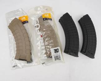 Make: Misc Magazines
Model: 4 Misc AK mags
Caliber: 7.62x39
4 plastic AK mags. 