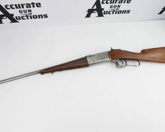 Make: Savage arms
Model: 1899
Caliber: 22 HP
Action: Lever
Barrel: 20
Bore: Shootable
Serial # 121714
Condition: Excellent
The Savage Model 99, Model 1899, and their predecessor the model 1895 are a series of hammerless lever action rifles created by the Savage Arms Company in Utica, New York. The Model 99 family featured a unique rotary magazine, and later added some detachable magazine models. The rifle was extremely popular with big game hunters and was even issued to the Montreal Home Guard during the First World War. This model 1899 was produced in 1911 based on the serial number and is in excellent shape. The two piece wooden stock shows minor signs of use. Please see photos. Chambered in the unique .22 HP this rifle is in very good condition, showing normal signs of use and wear.