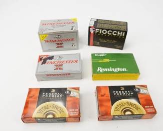Make: Misc Ammo
Model: Misc 12 Ga ammo
Boxes of Winchester, Fiocchi, Federal, Remington. Misc grains and lengths. 
