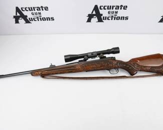 Make: WINCHESTER
Model: Model 70
Caliber: .30-06 SPRG
Action: Rifle
Bore: Shiny
Serial # 128595
Condition: Excellent
CASE