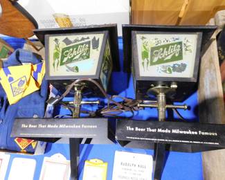 Vtg Schlitz Beer bar lights