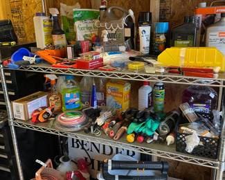 Lots of small tools and supplies