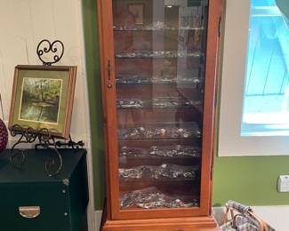 Pine gun cabinet/ curio