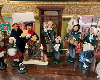 Part of a large collection (49) Byer’s Choice “Carole’s” with accessories