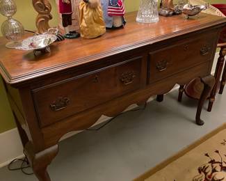 Wonderful English mahogany server