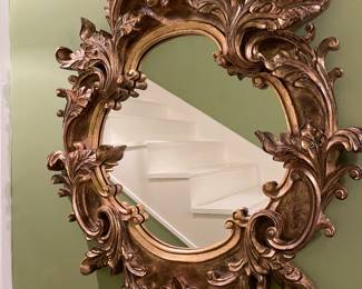 Decorative French mirror