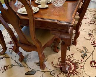 Century Furniture Company Spanish Colonial walnut table and 8 chairs