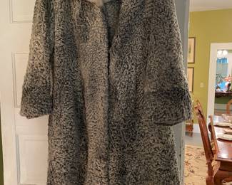 Persian lamb with silver Fox coat