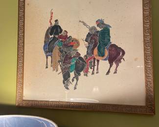 Another Oriental colored rubbing