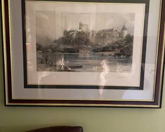 Windsor Castle etching
