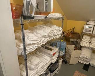 Selection of new towels and wonderful makeup mirror