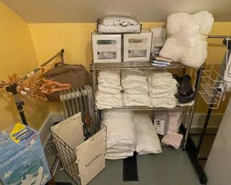 Selection of new bed linens