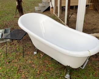 Wonderful reproduction claw foot tub