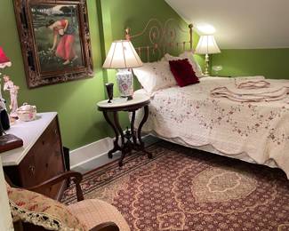 View of first bedroom upstairs on the right