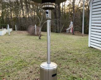 One of 3 outdoor heaters