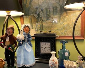 1940’s Lincoln print and more carolers