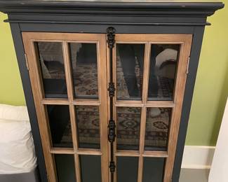 Distressed painted cabinet