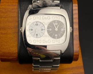 DOLCE & GABBANA Dual Time Watch men’s Wristwatch