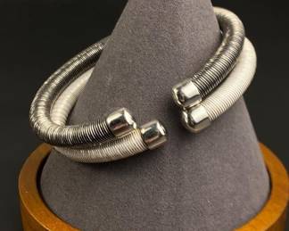 Two Vicenza italy bracelets stamped 925