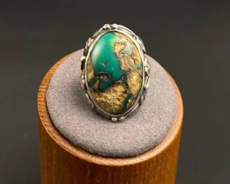 Vintage turquoise ring size 5