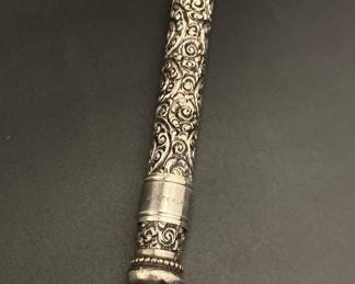Antique Victorian sterling Pencil holder